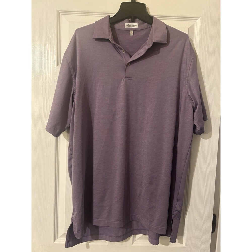 Peter Millar Men’s Golf Polo XL Purple